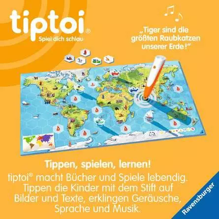tiptoi® Unsere Reise um die Welt - Lernspiel ab 4 Jahren