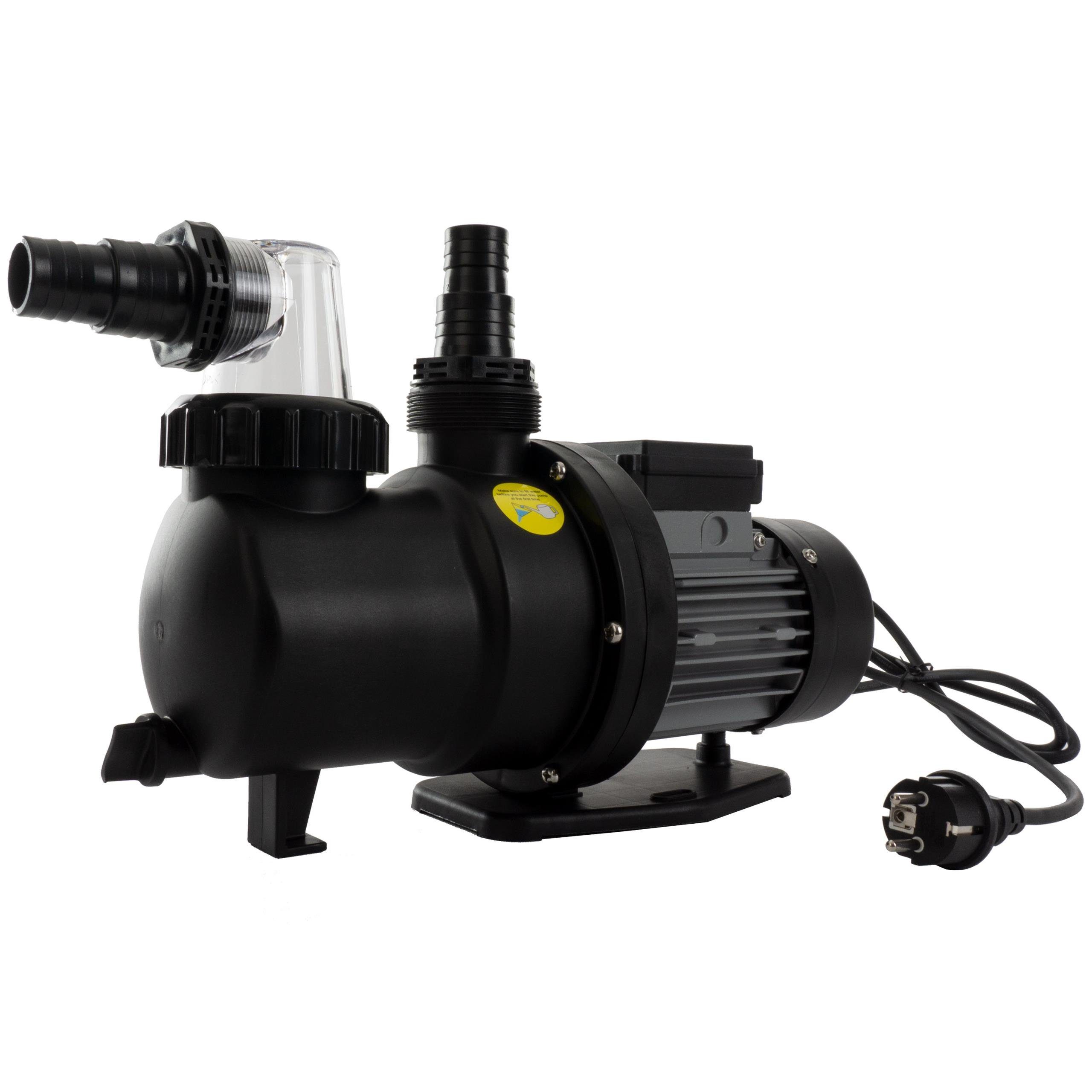 anaterra Pool-Filterpumpe Schwimmbadpumpe Poolpumpe Umwälzpumpe Filterpumpe Pool 7000 L/h 250 W (1-tlg)