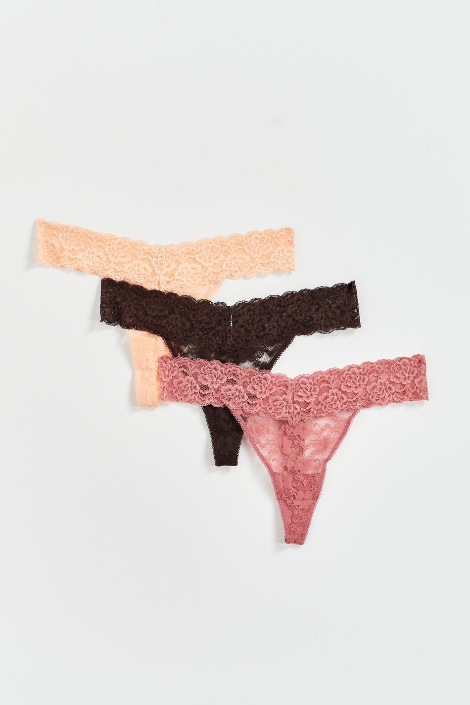 3-pack lace string