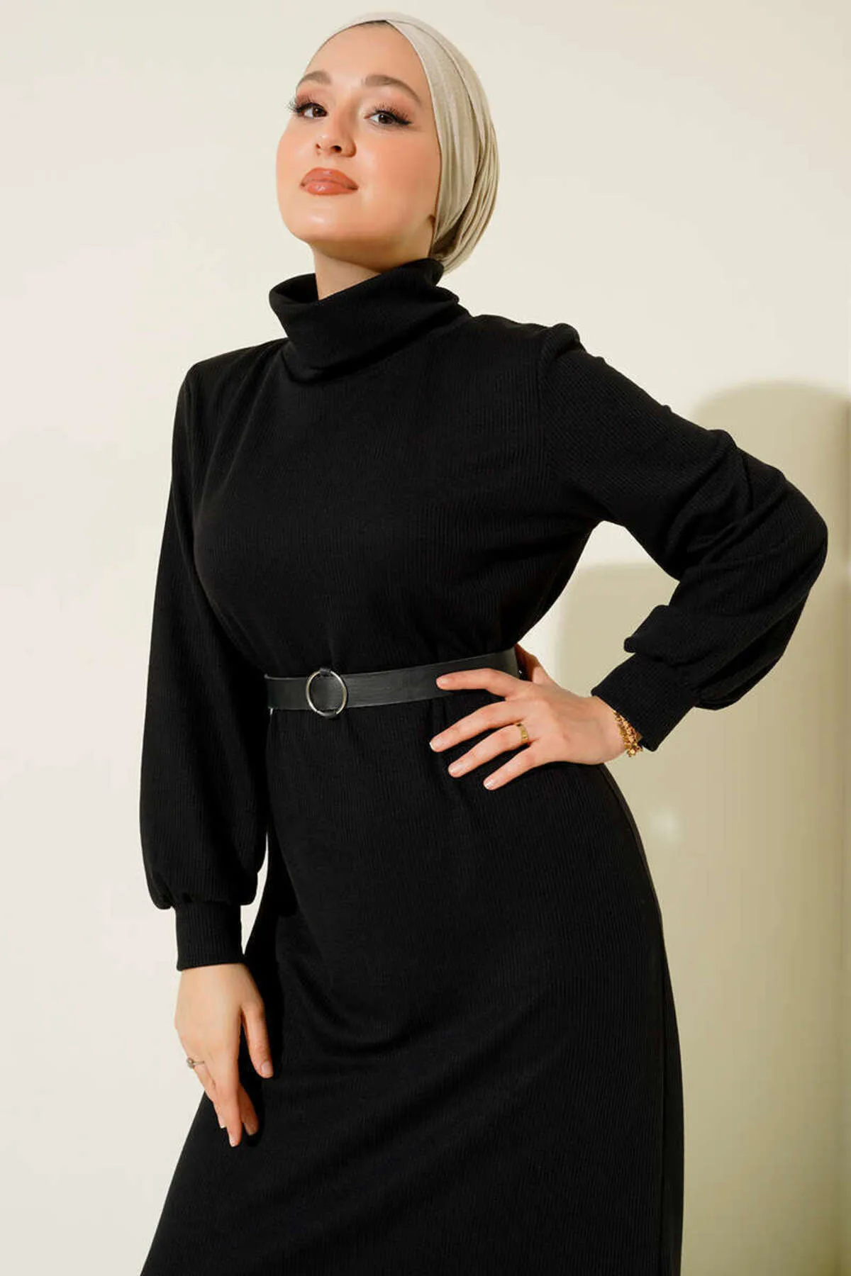 VOLT CLOTHİNG  Kleid - Schwarz - Basic