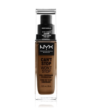 NYX Professional Makeup Can't Stop Won't Stop 24-Hour Foundation Flüssige Foundation-30 ml