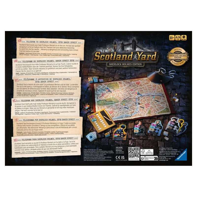 Scotland Yard Sherlock Holmes, jeu d'enquête Ravensburger