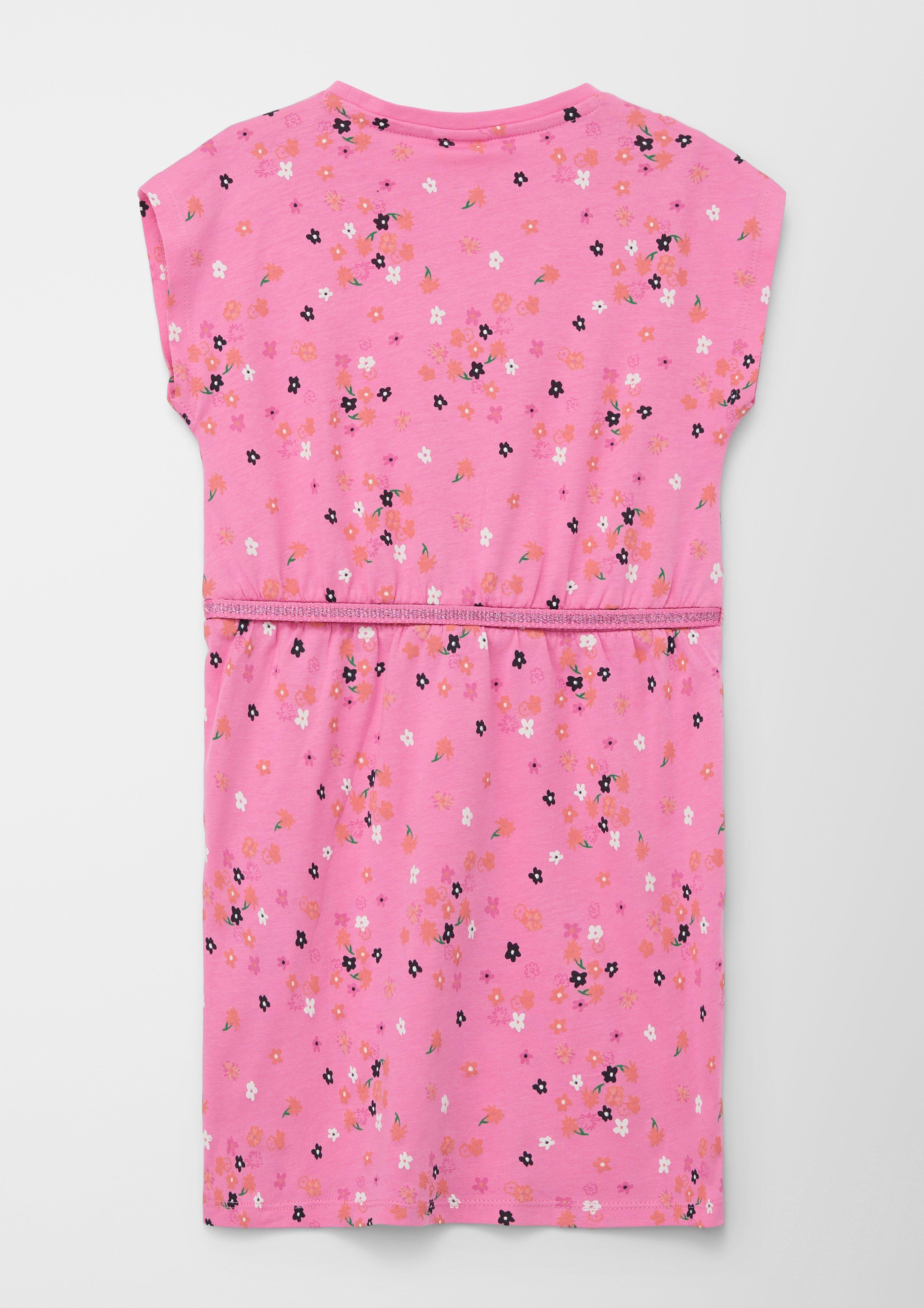 Baumwollkleid mit Stoffgürtel  2127441-44A4