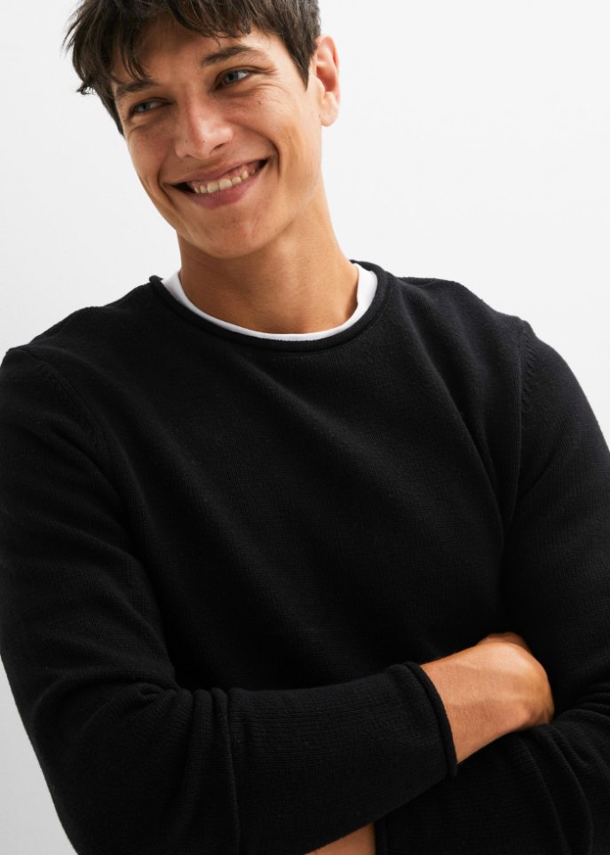 Pullover mit recycelter Baumwolle