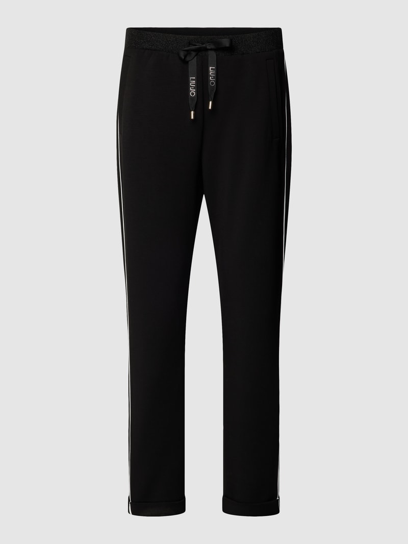 Sweatpants mit Kontraststreifen in black