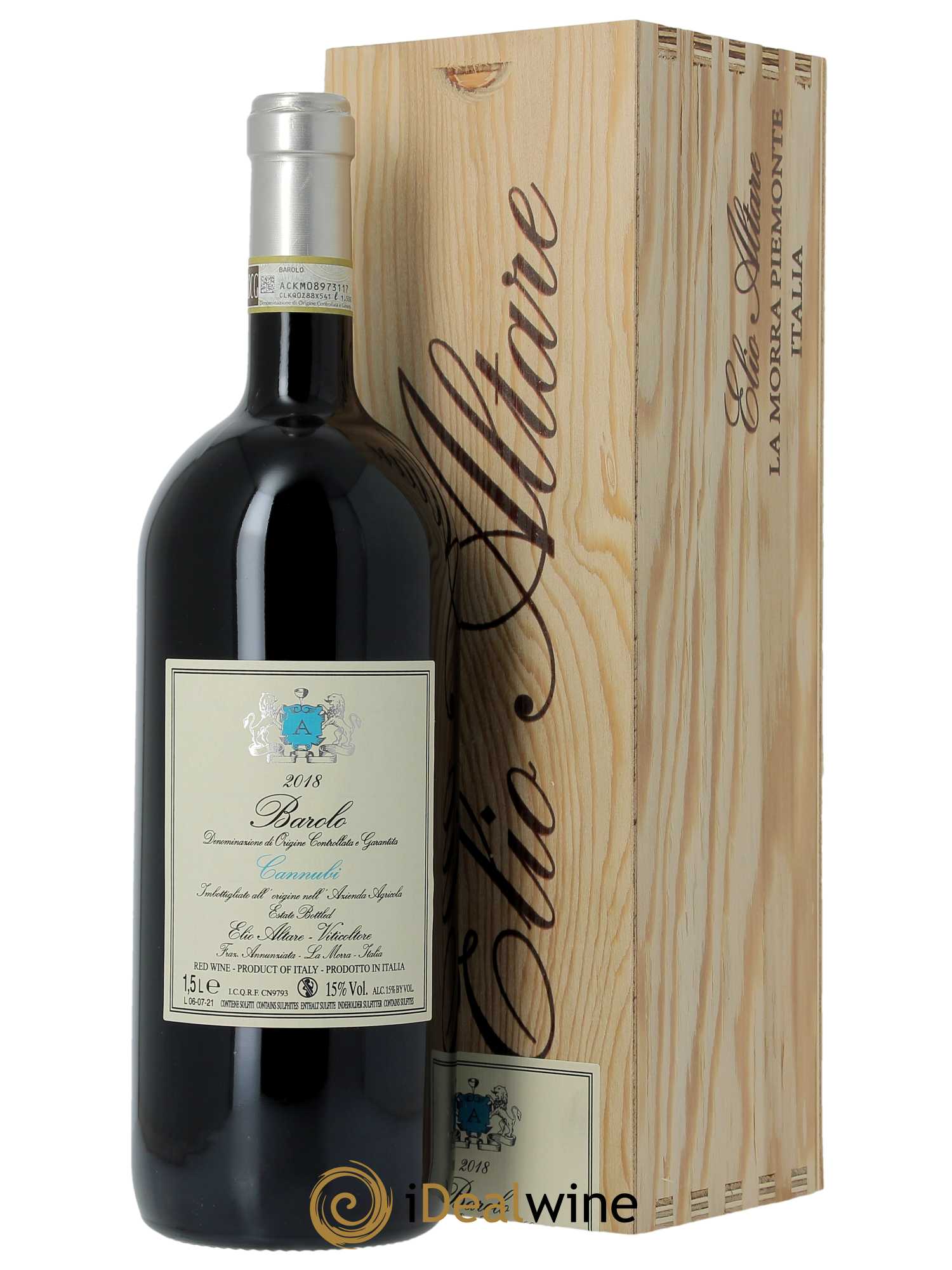 Barolo DOCG Elio Altare Cannubi  2018 - Lot de 1 Magnum