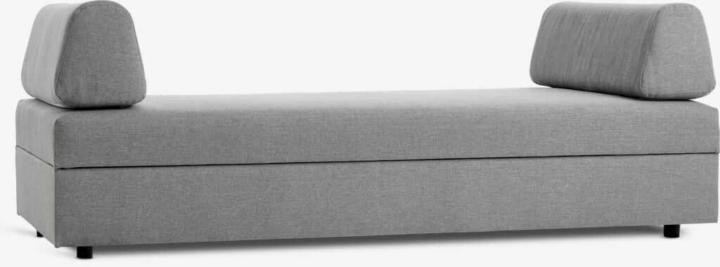 BEGINDT BEGINDT Schlafsofa 196x91 hellgrauer Stoff