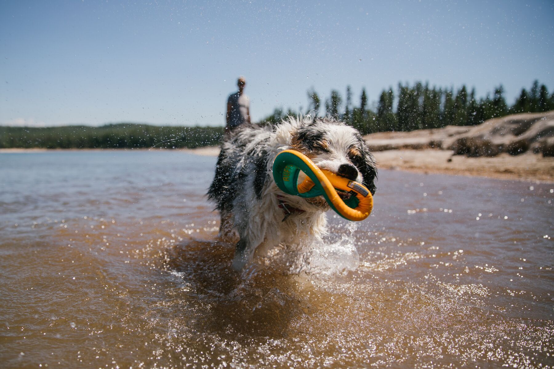 Ruffwear Wasserspielzeug Ruffwear Hydro Plane™ Spielzeug M blau/ türkis