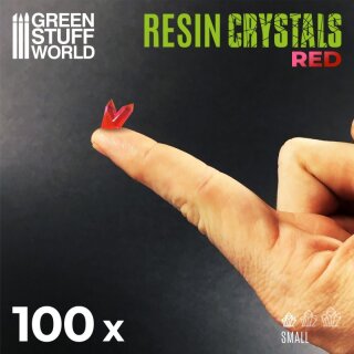 Resinkristalle - Red (Klein)