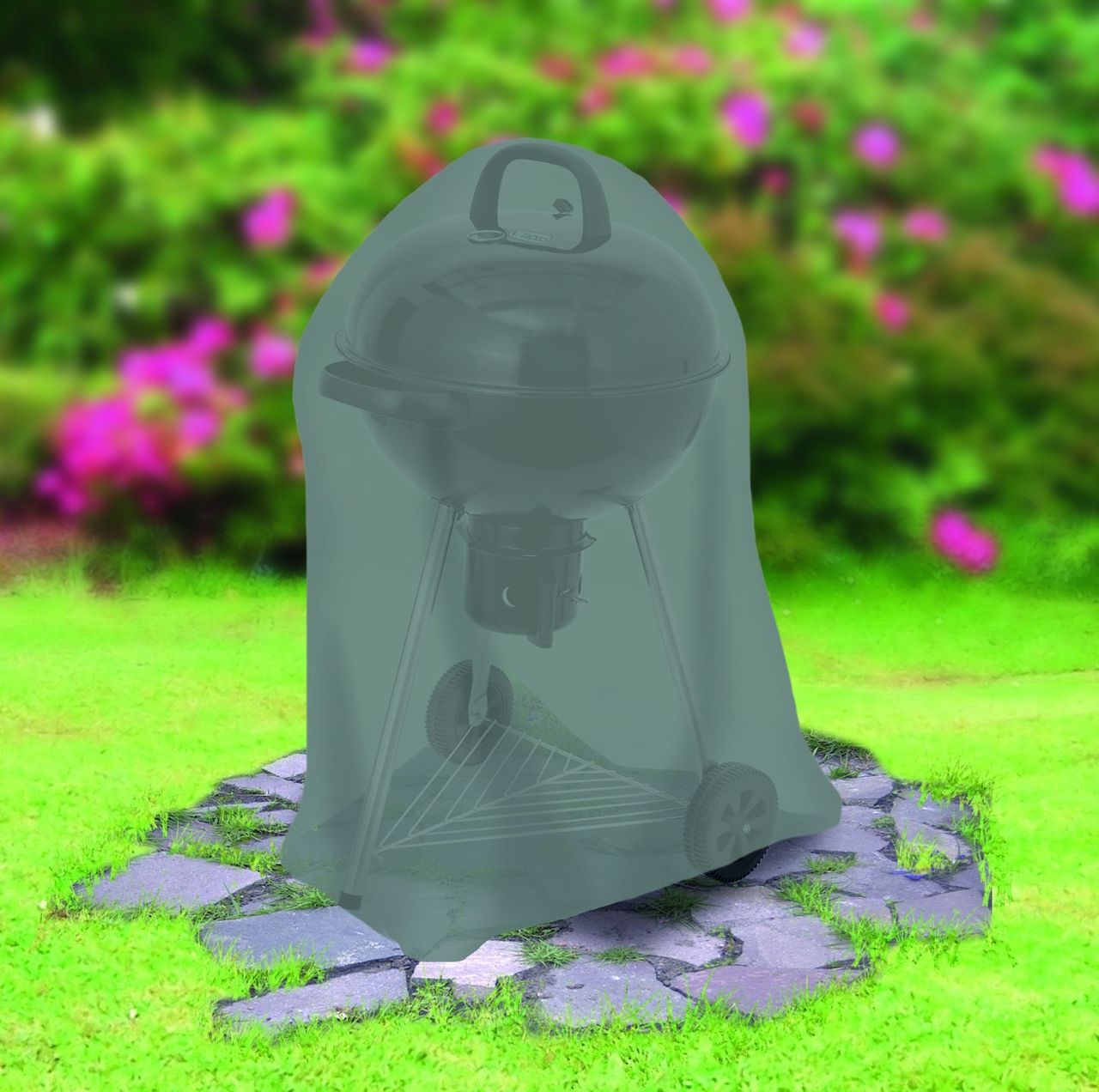 Tepro Universal Abdeckhaube - für Kugelgrill groß, anthrazit