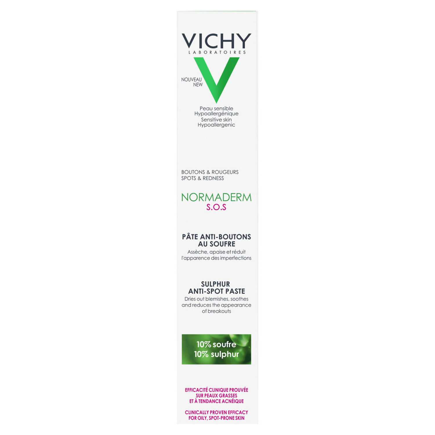 Vichy Normaderm S.O.S Pâte Anti-Boutons au Soufre 20 ml