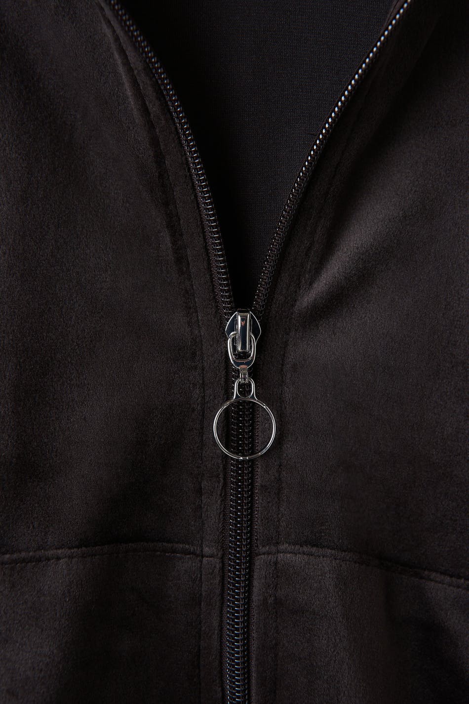 Velour hoodie