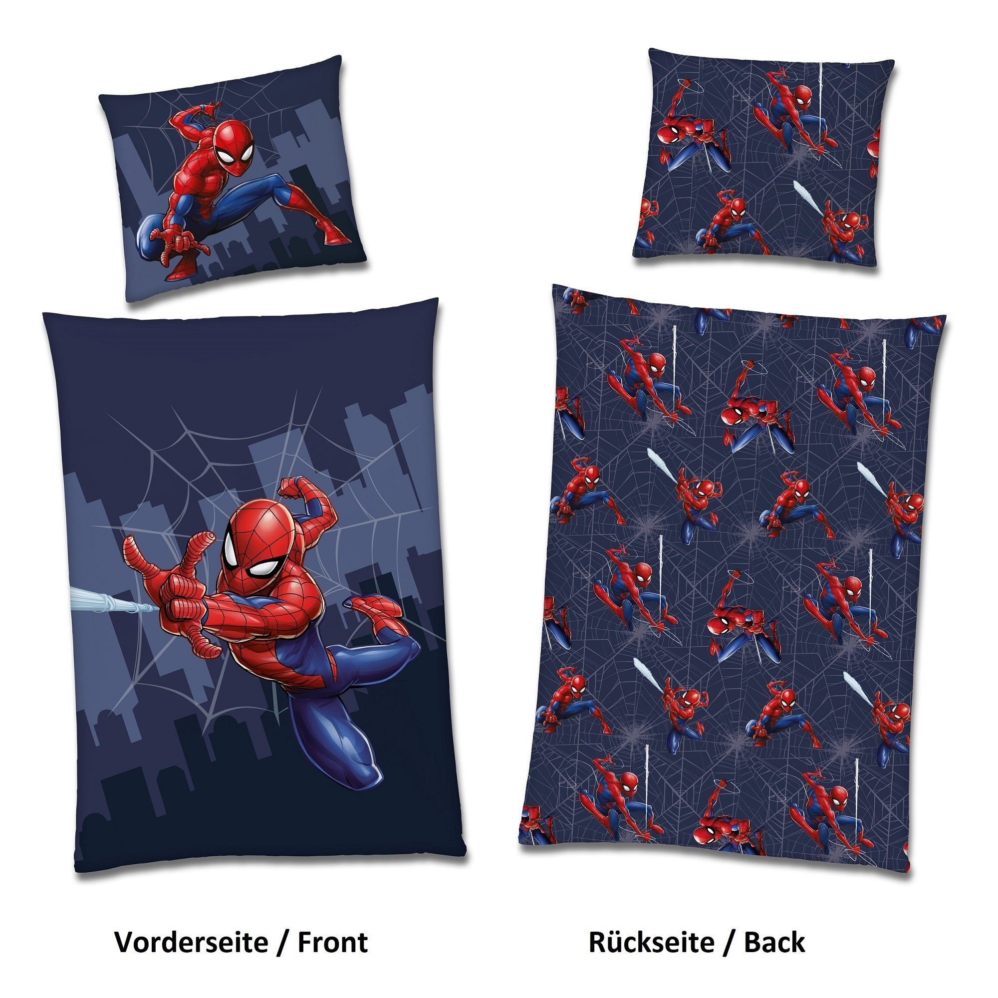 Kinderbettwäsche Spiderman 