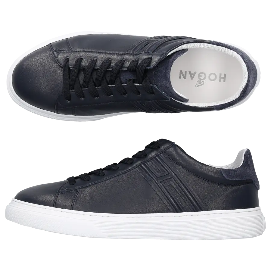 Hogan - Sneaker low H365 Nappaleder - blau