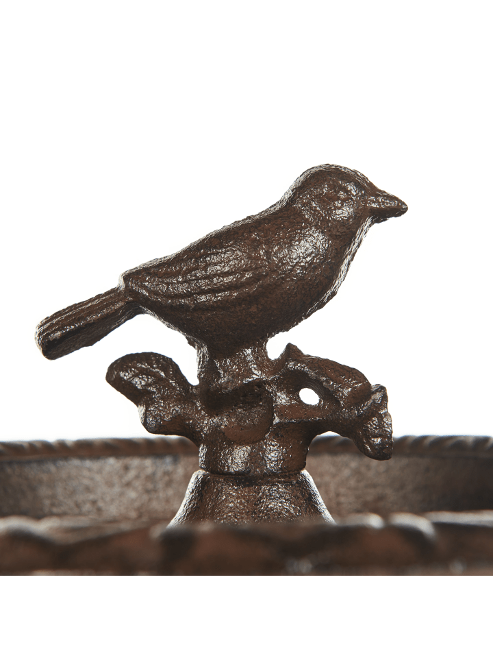 Beliani Vogelbrunnen SWALLOW in Braun - (W) 24 x (H) 50 x (L) 24 cm günstig kaufen onesize