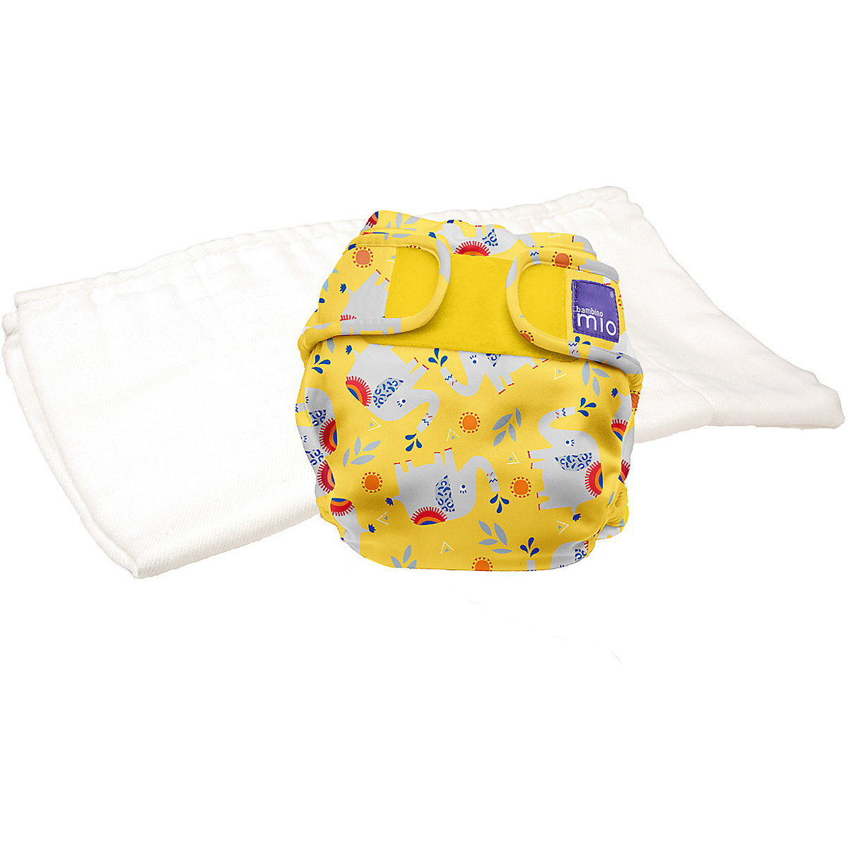 Bambino Mio, mioduo Windelüberhose, Elefanten Stampfen, Größe 1 (<9Kg)