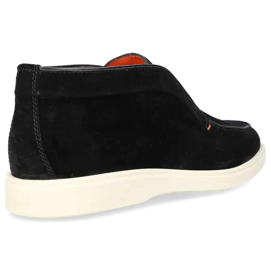 Santoni - Stiefeletten DESERT BOOT Veloursleder - schwarz
