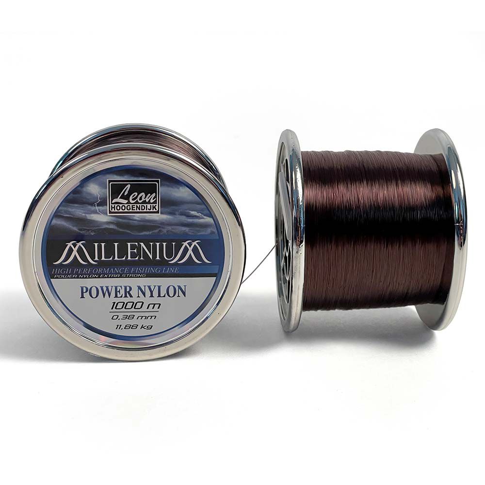 Nylon Hoogendijk Millenium Power Nylon Marrone 1000m