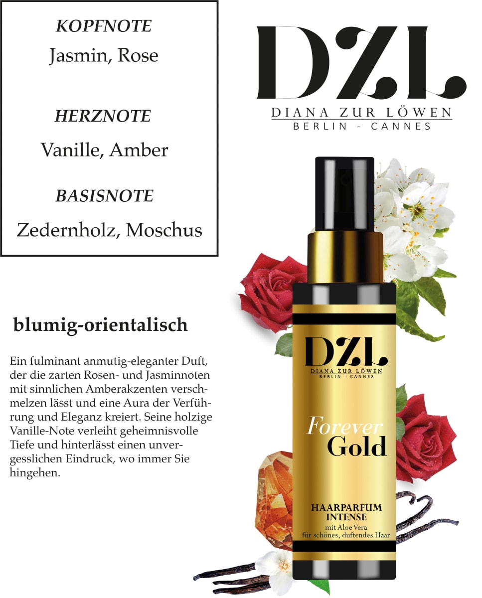Haarparfüm INTENSE - Forever Gold, 100 ml