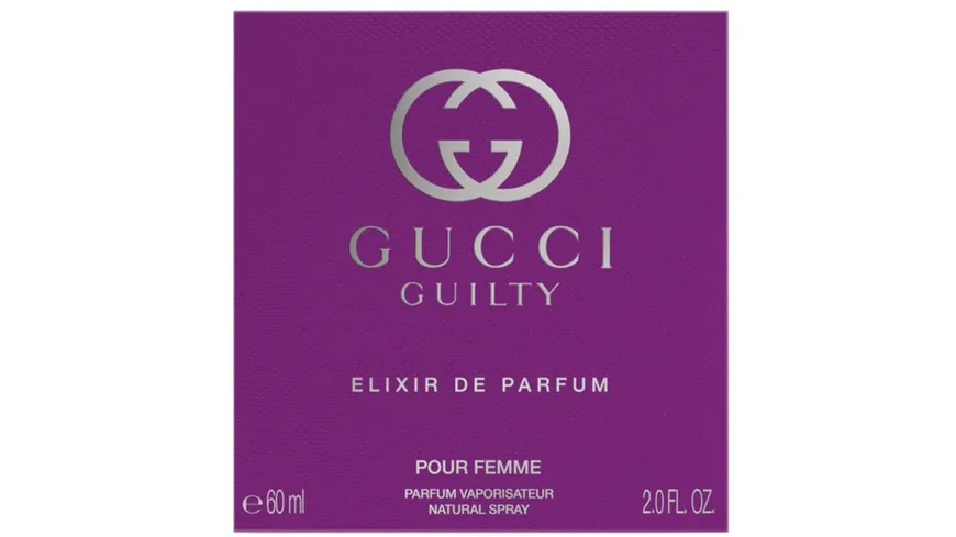 GUCCI Guilty Elixir Pour Femme Eau de Parfum 60 ml