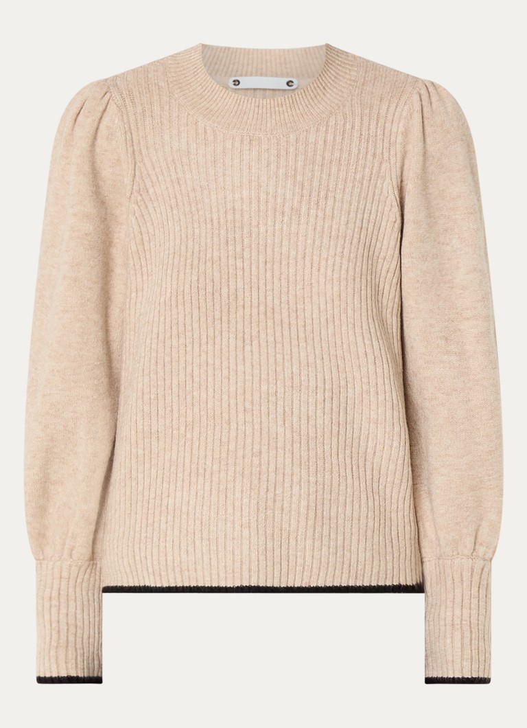 Maglione a collo alto a coste di Co'Couture Row