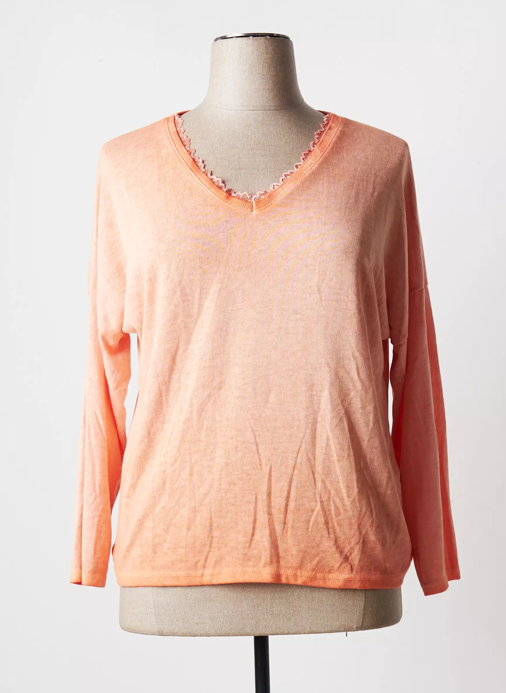 New Collection Pulls Femme couleur orange