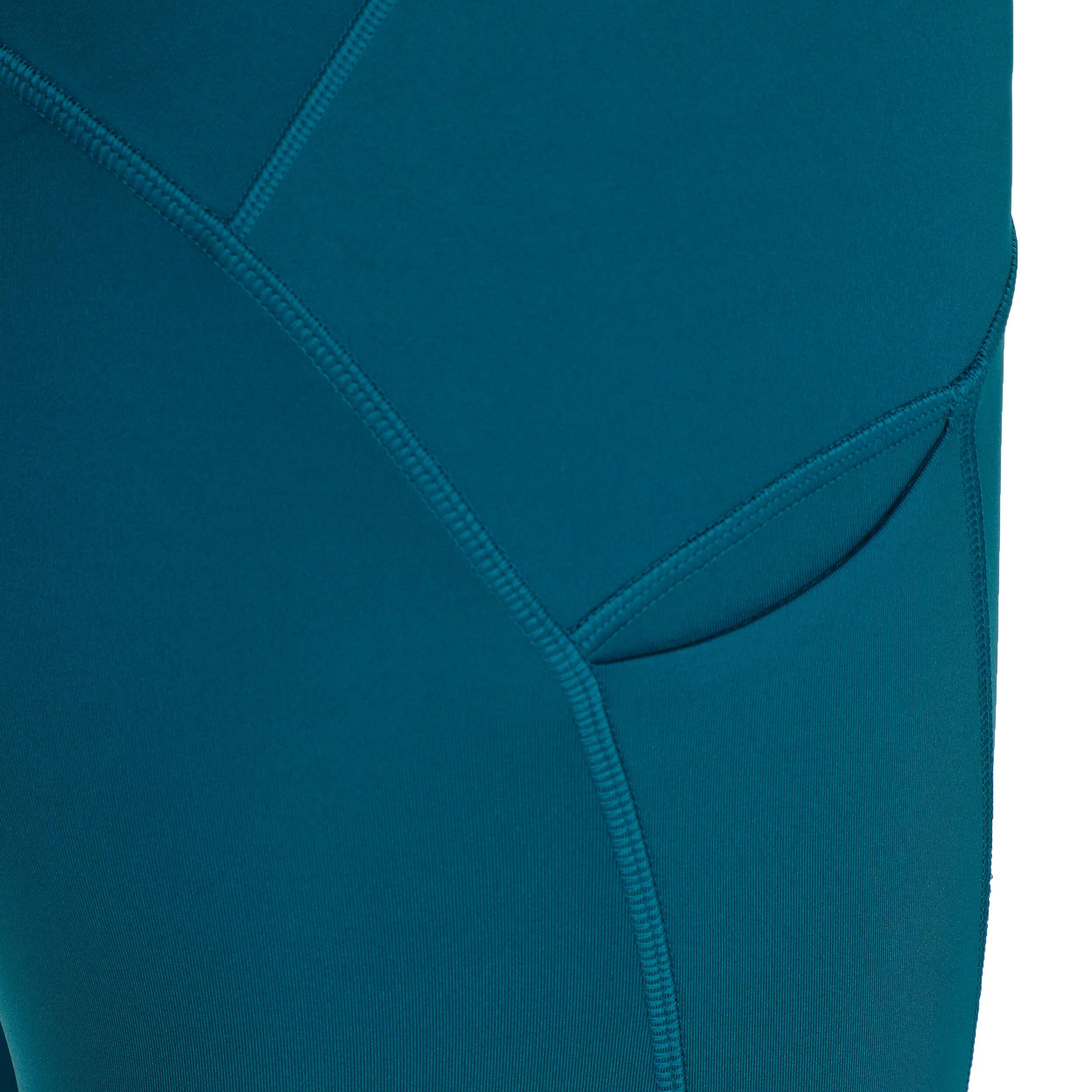 Road High Waist Lauftight Damen - Petrol