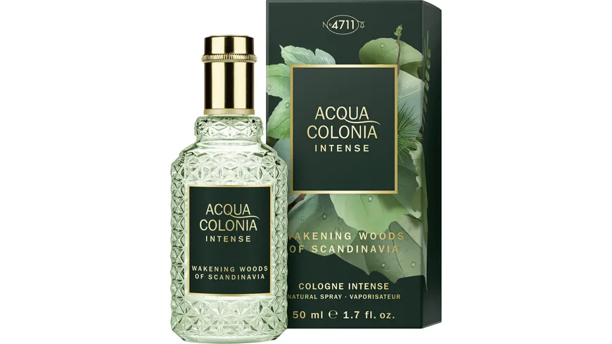 4711 ACQUA COLONIA Intense Wakening Woods of Scandinavia Eau de Cologne 50 ml