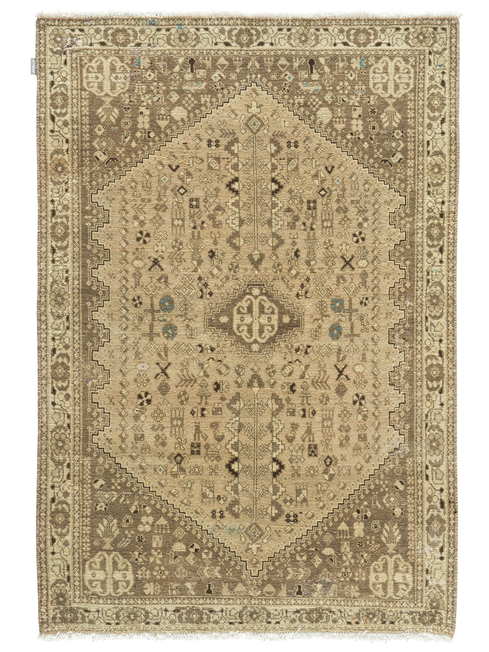 Abadeh Vintage ca. 100 x 150 cm, Unikat / Einzelstück