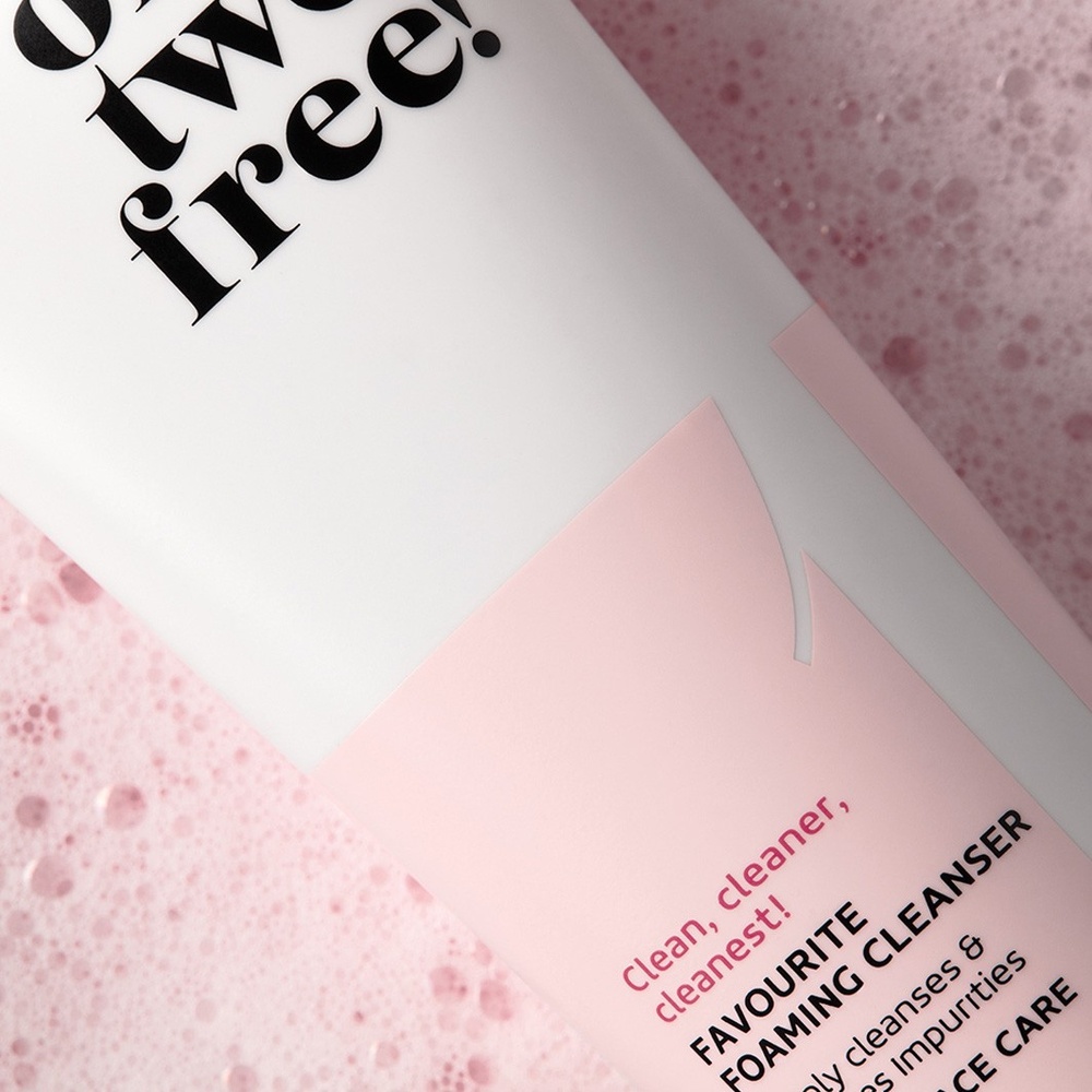 one.two.free! Favourite Foaming Cleanser Mousse démaquillante