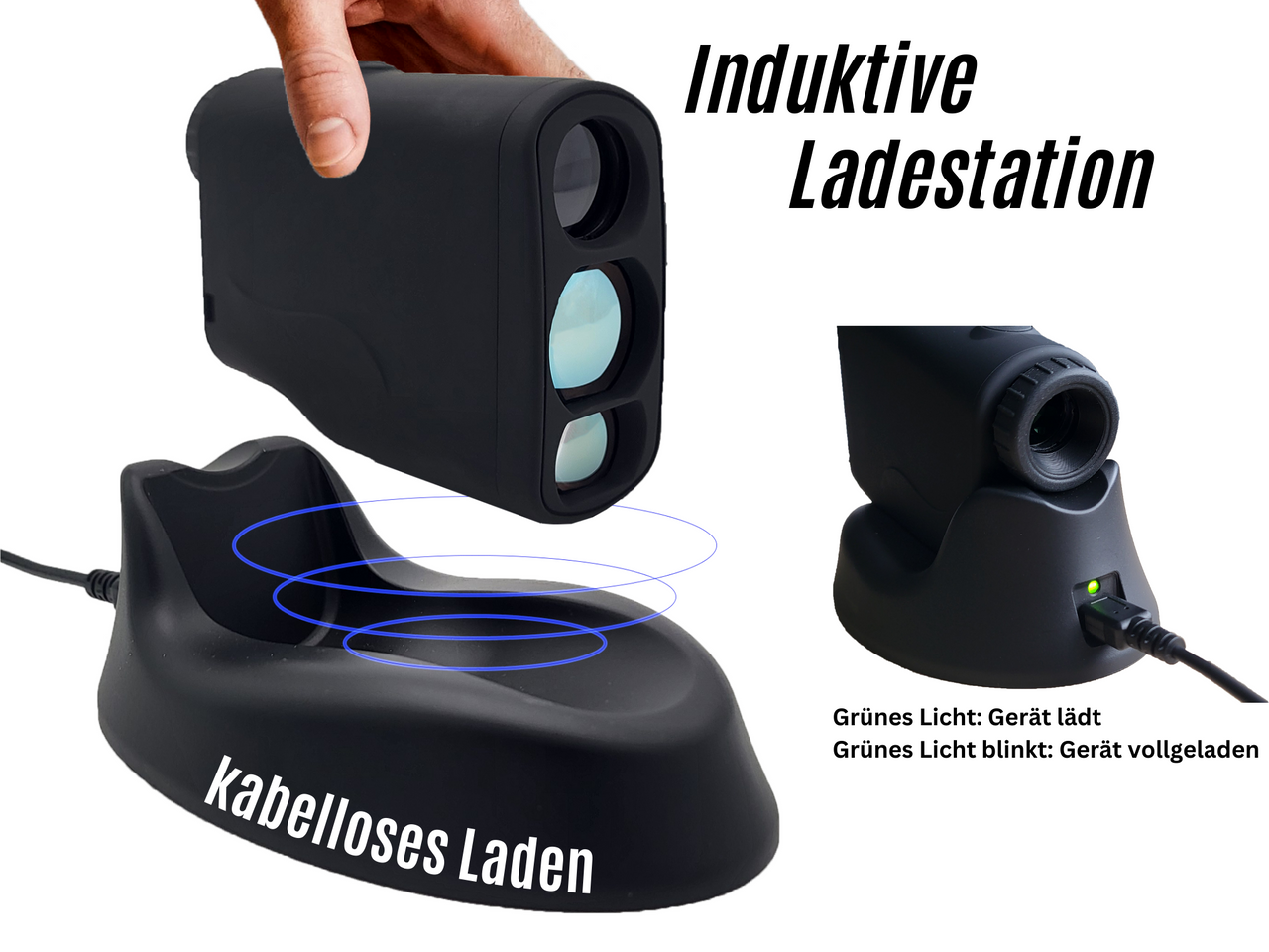 Berger & Schröter Laser-Entfernungsmesser PRO X7 inkl. induktive Ladestation