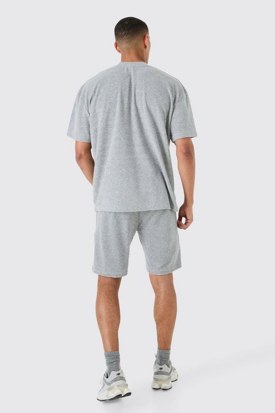 Oversize Frottee T-Shirt & Shorts