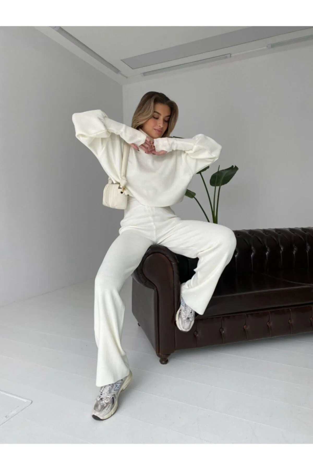 munora butik  Zweiteiler - Weiß - Regular Fit