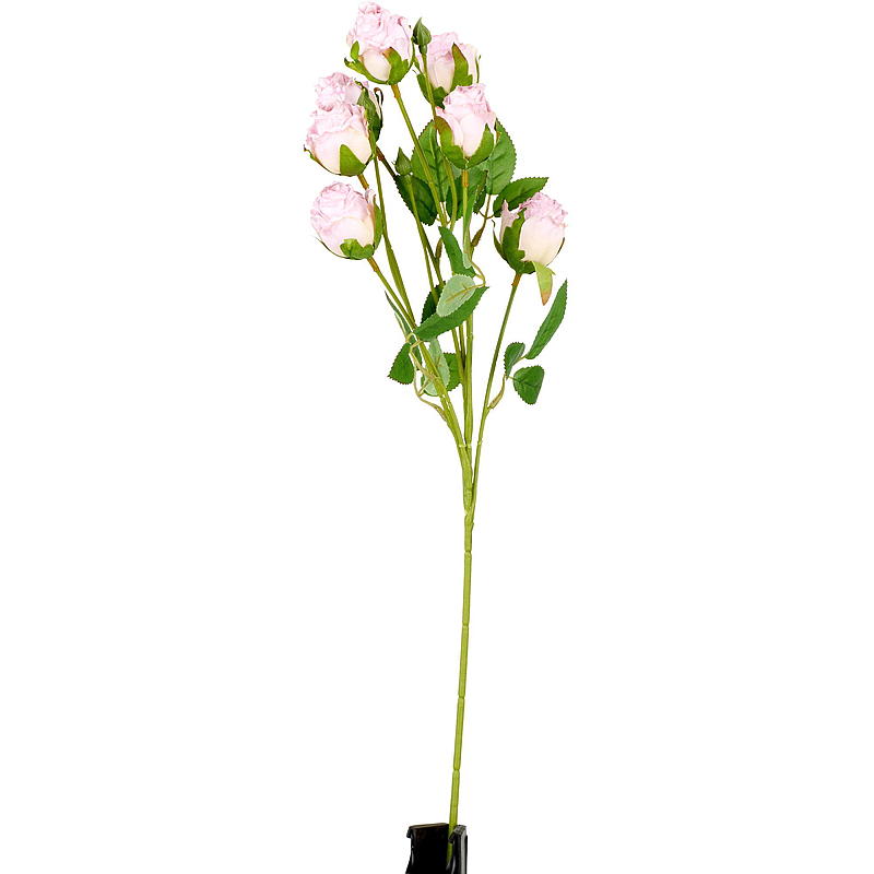 Home Rosestilk 56 cm m/7 blomster kunstig
