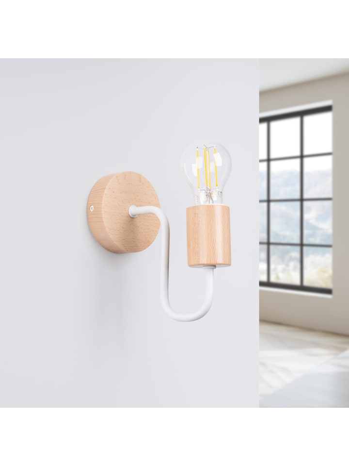 Nice Lamps Wandlampe DAZZLE weiß H 18,5 cm günstig kaufen onesize