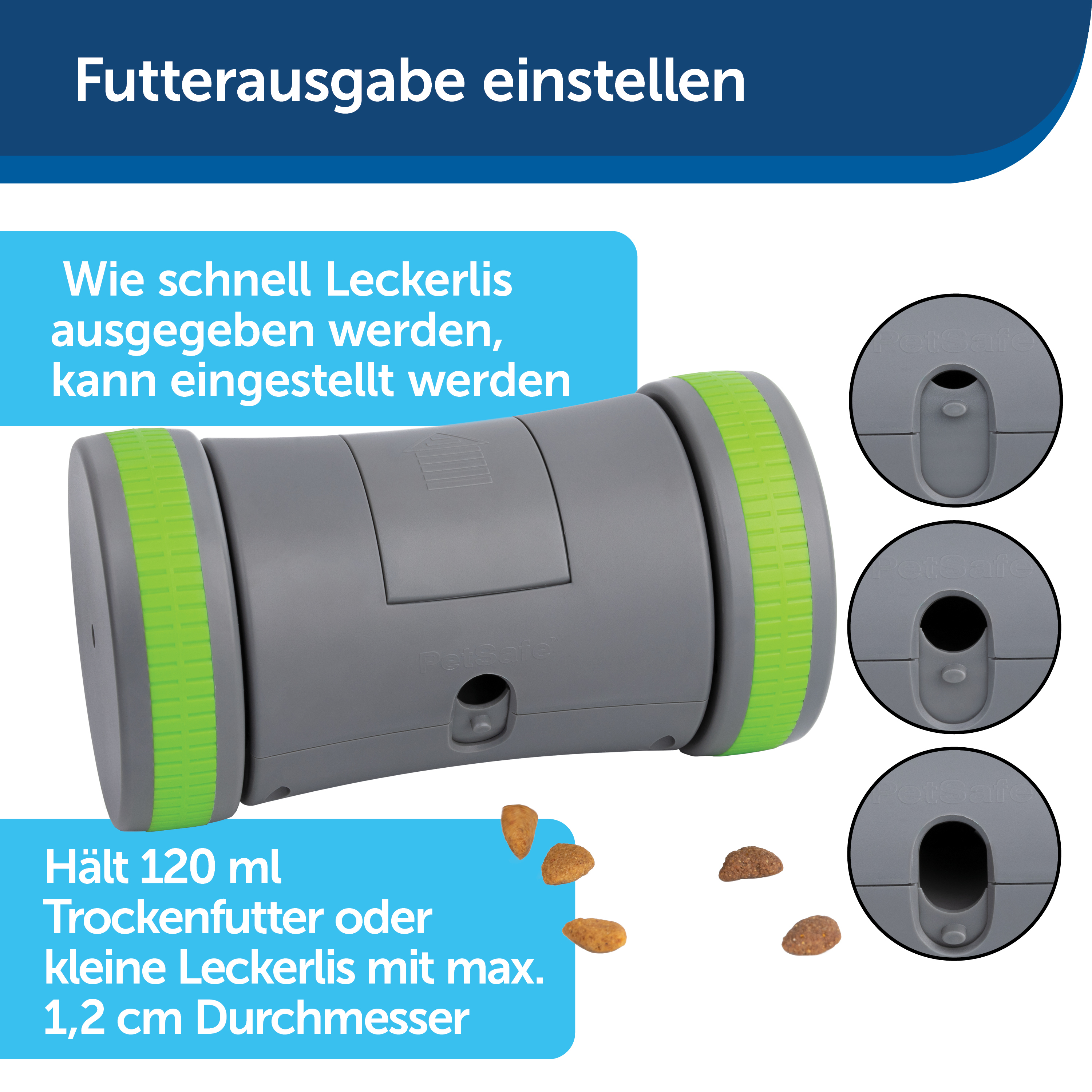 PetSafe Intelligenzspielzeug PetSafe Selbstbewegendes Belohnungsspielzeug Kibble Chase