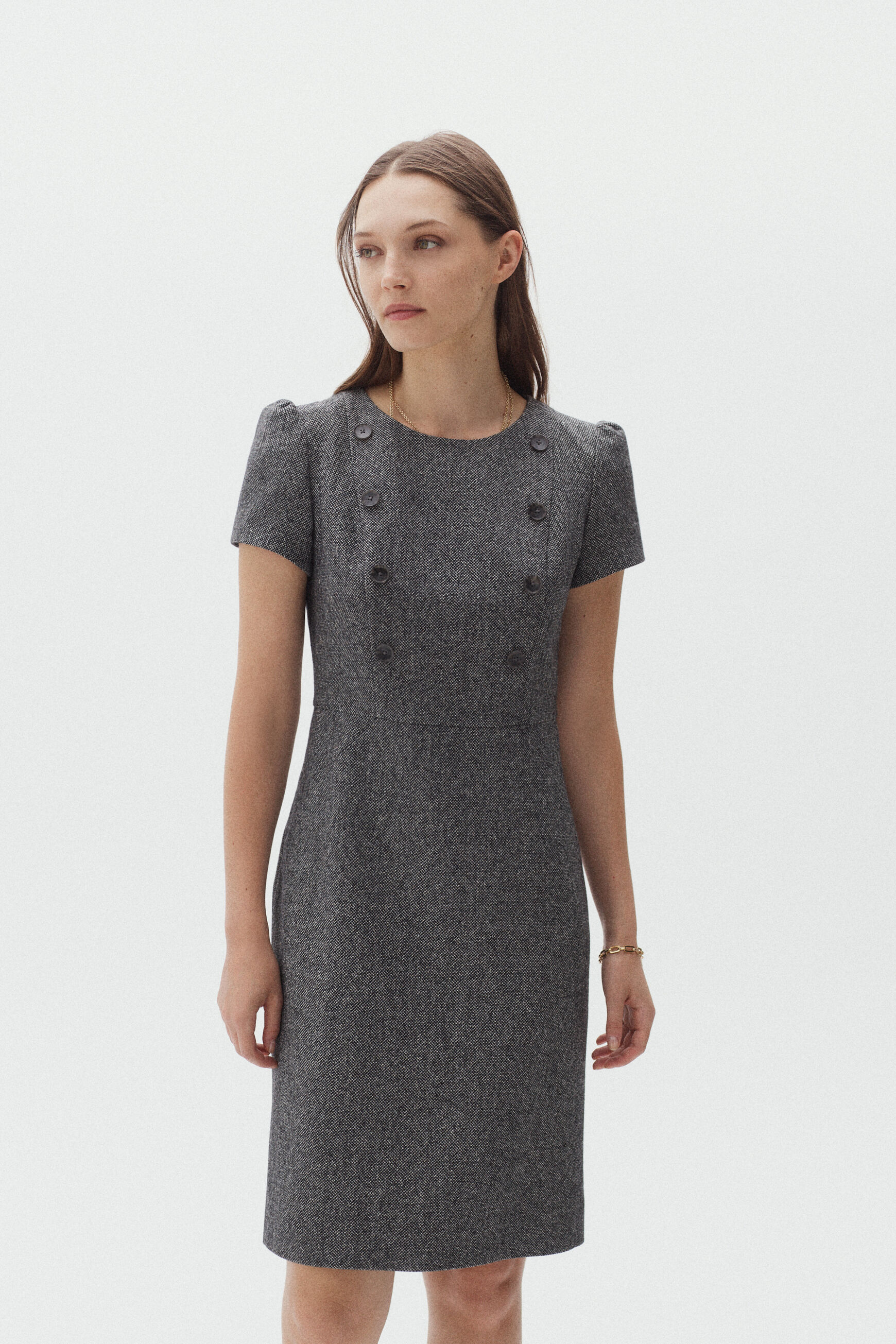 robe brooke gris fonce femme