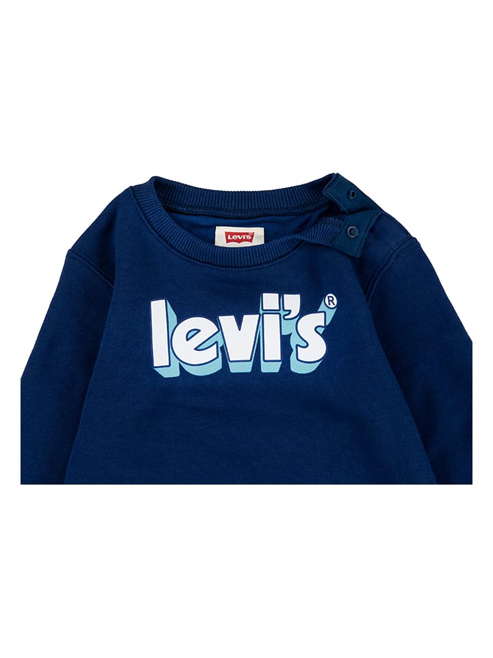 Levi's Kids Sweatshirt in Dunkelblau günstig kaufen