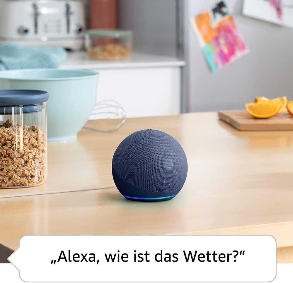 Amazon Echo Dot (5. Generation) Sprachgesteuerter Lautsprecher (WLAN (WiFi), Bluetooth, Alexa Smart Sprachsteuerung)