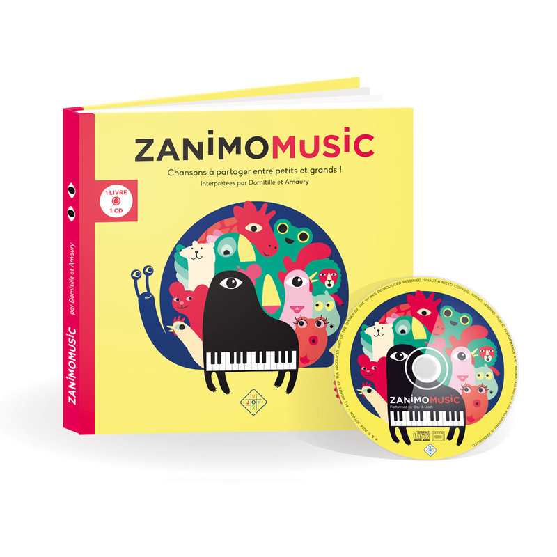 Livre-CD Zanimomusic Chansons à partager entre petits et grands - Joyvox