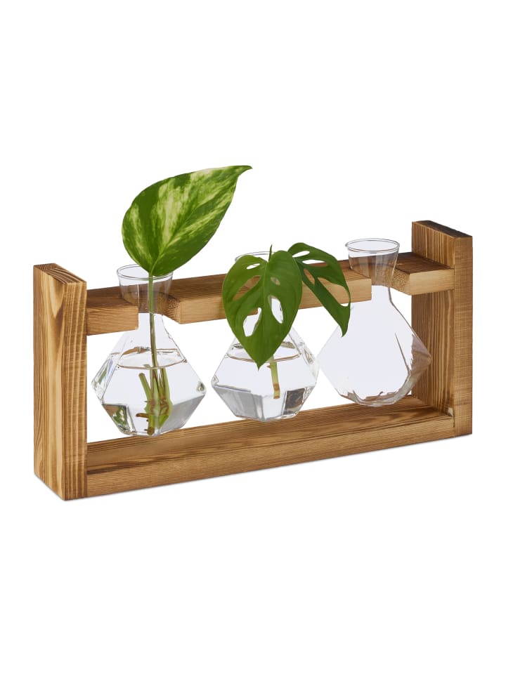 relaxdays Reagenzglas Vase 