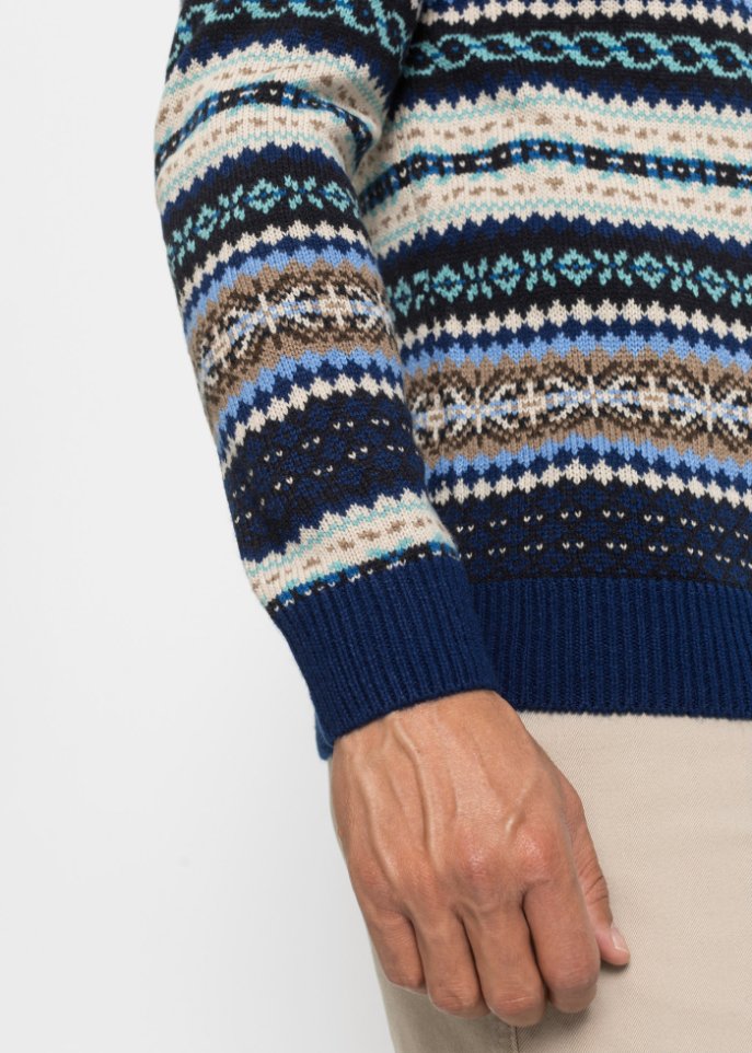 Norweger Pullover mit recyceltem Polyacryl