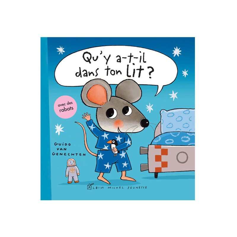 Livre Qu'y a-t-il dans ton lit  - Albin Michel jeunesse