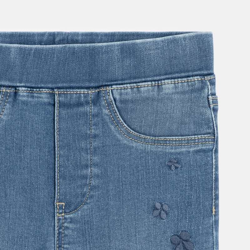 Jegging slim fille bleu délavé Catimini