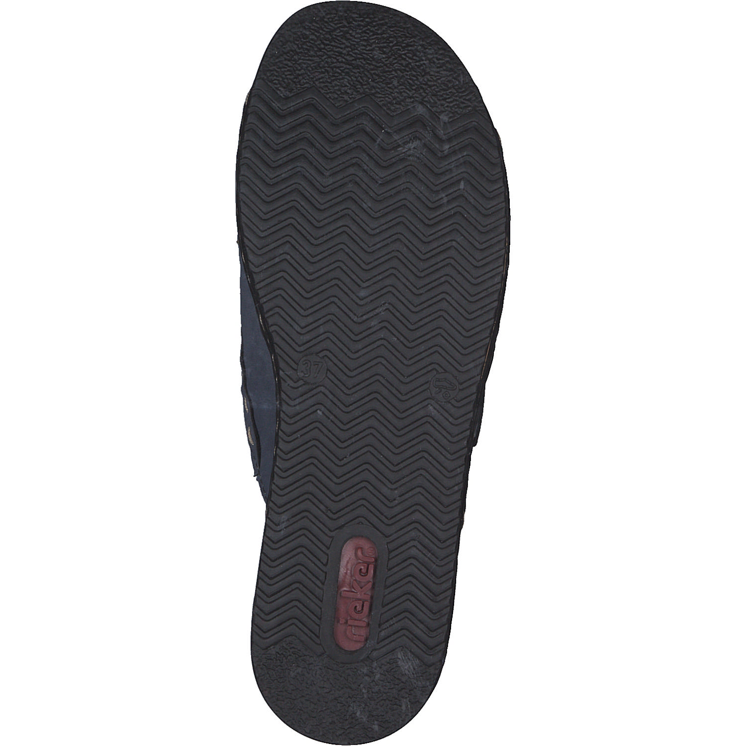 Rieker 62987, Plateau-Pantoletten, Damen, lightblue