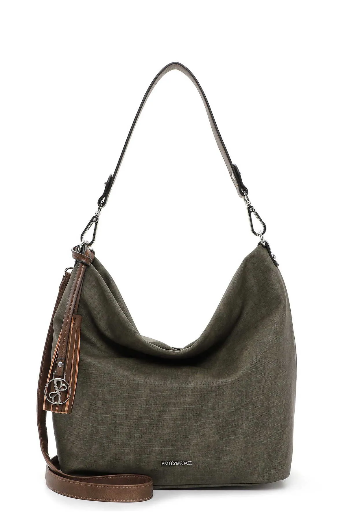 Emily & Noah  Handtasche - Grün - Unifarben