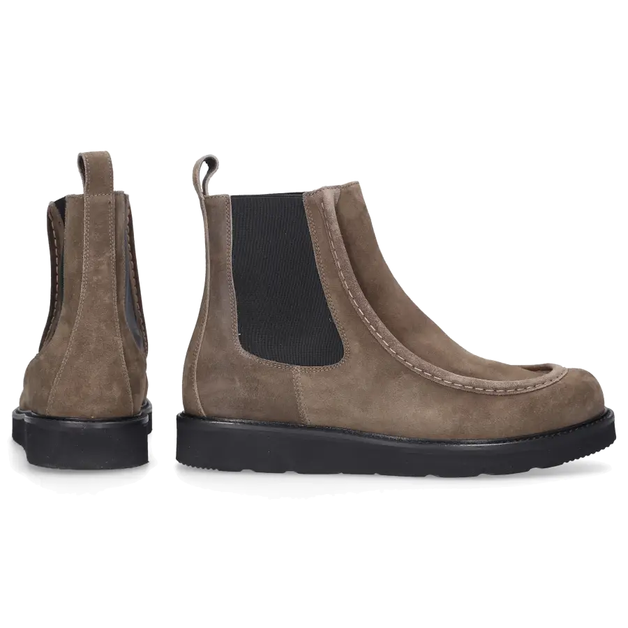 EN AVANT - Chelsea Boots 472-01 Veloursleder - braun