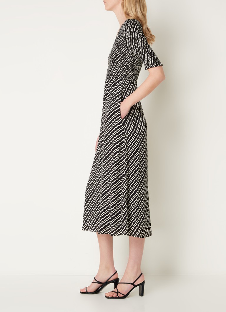 Rochie midi cu imprimeu zebră Whistles