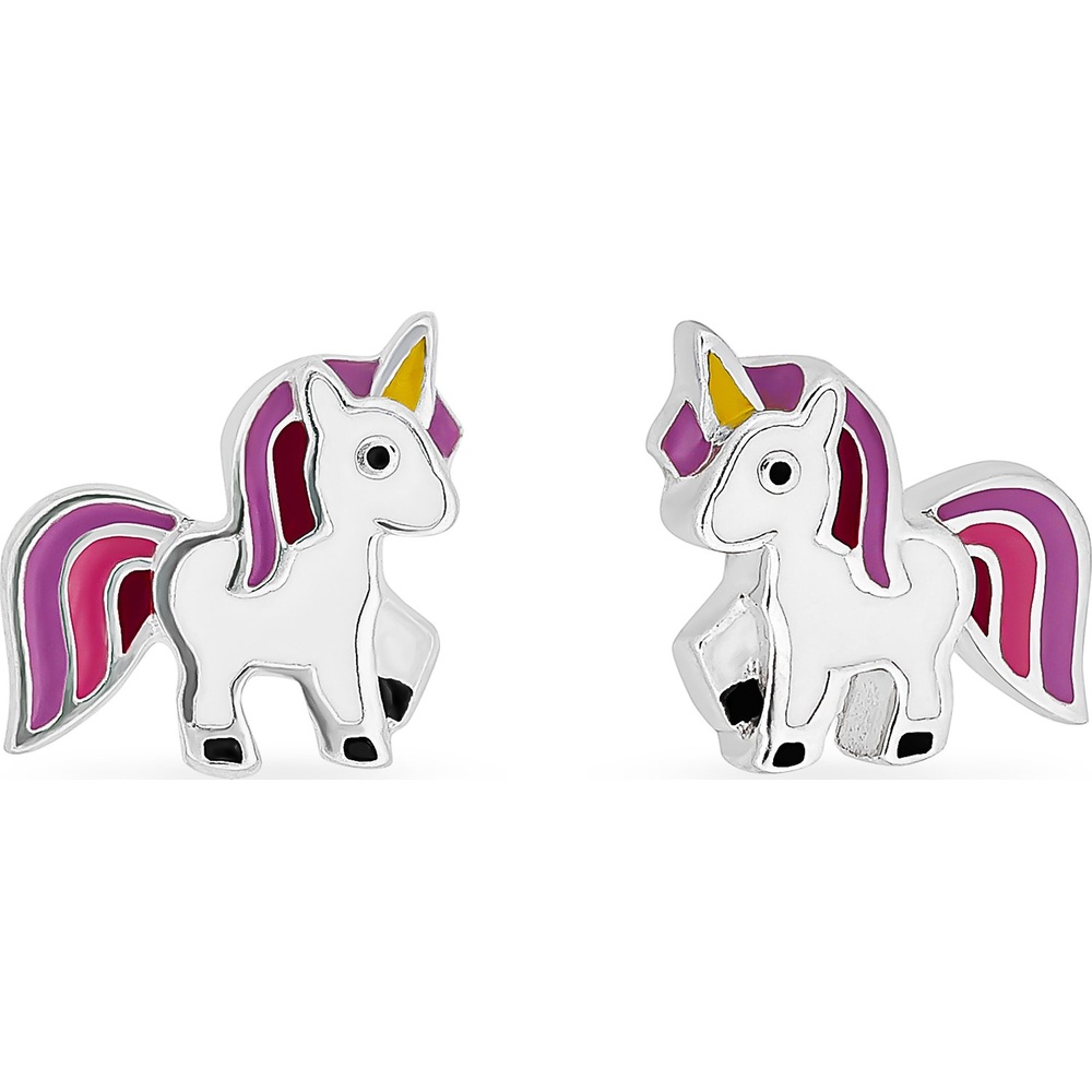 FAVS Boucles d'oreilles à fermoir à poussette 925 Argent Boucles d'oreilles