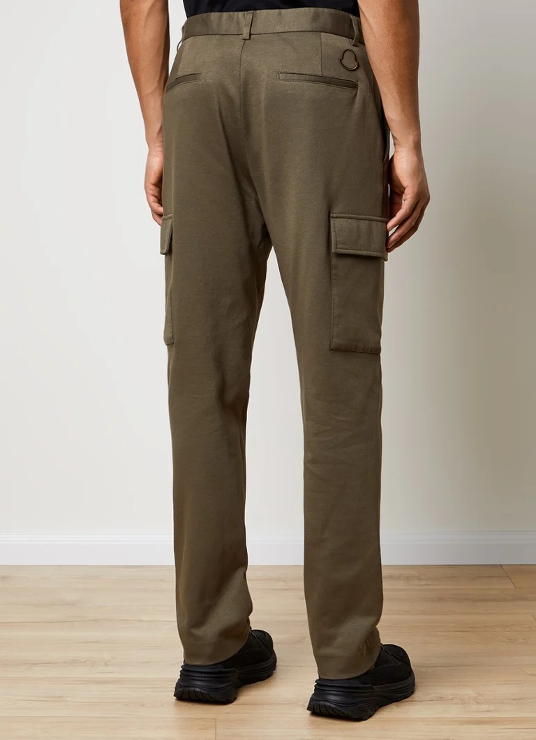 Pantaloni cargo Moncler Slim Fit cu buzunare cu clapă